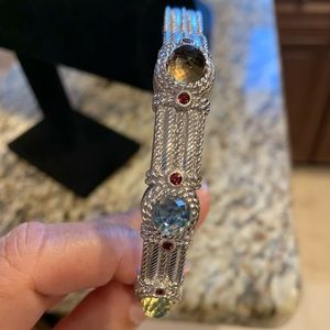 Judith Ripka Gemstone Cuff Bracelet